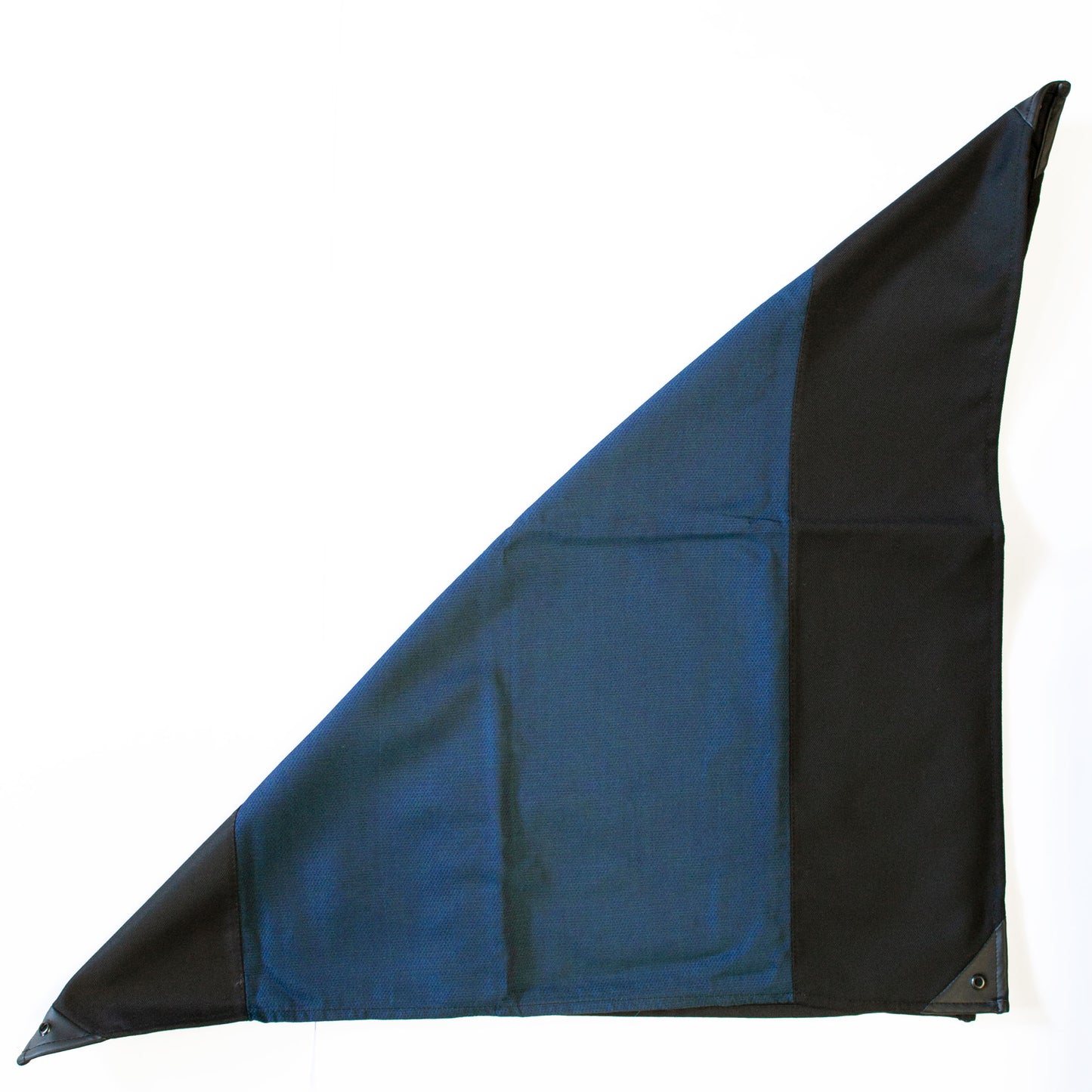 Pañuelo Azul Tornasol combinado con Negro