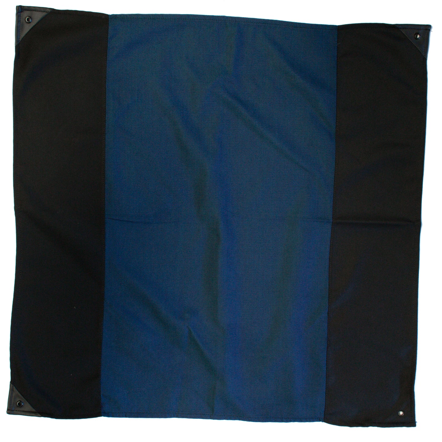 Pañuelo Azul Tornasol combinado con Negro