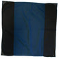 Pañuelo Azul Tornasol combinado con Negro
