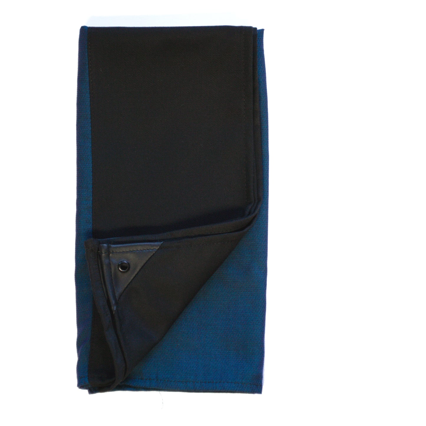 Pañuelo Azul Tornasol combinado con Negro