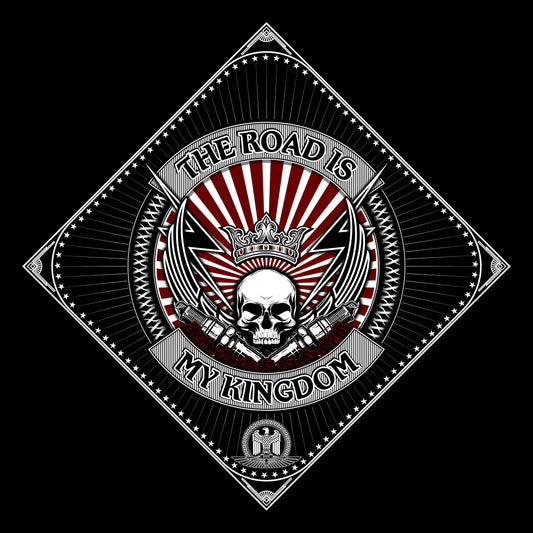 Pañuelo Negro The Road is my Kingdom