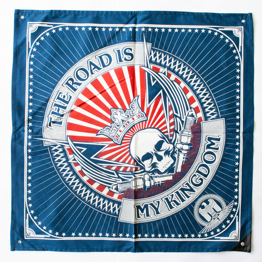 Pañuelo Azul The Road is my Kingdom